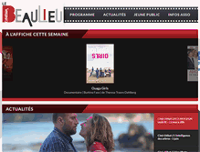 Tablet Screenshot of cinemalebeaulieu.com